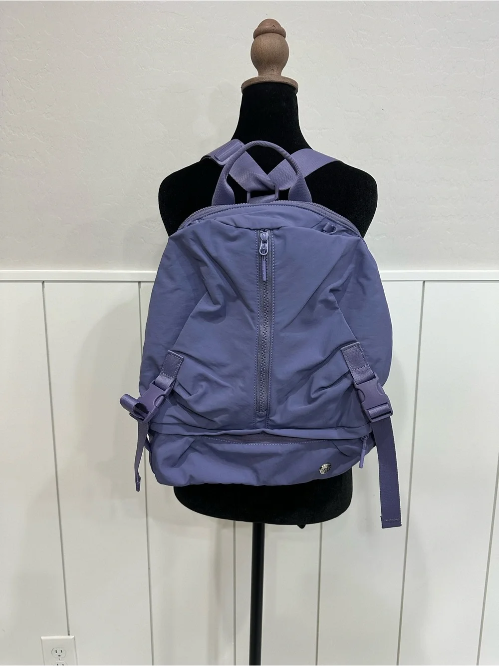 Lavender Nylon Backpack